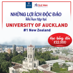 HƠN CẢ BẰNG CẤP: NHỮNG LỢI ÍCH ĐỘC ĐÁO KHI HỌC TẬP TẠI ĐẠI HỌC AUCKLAND Ở NEW ZEALAND