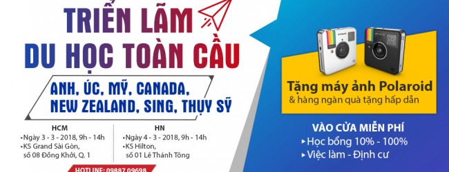 MỜI DỰ TRIỂN LÃM DU HỌC TOÀN CẦU