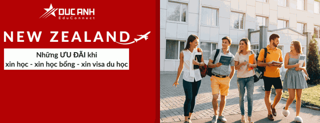 Những ưu đãi khi xin học- xin học bổng- xin visa du học New Zealand & Mời gặp các trường – tháng 8/ 2019