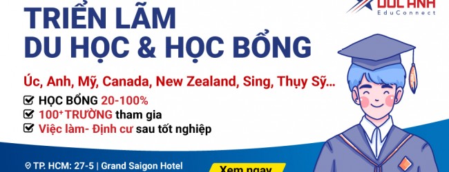 TRIỂN LÃM DU HỌC & HỌC BỔNG THÁNG 5/2023