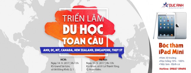 MỜI DỰ TRIỂN LÃM DU HỌC TOÀN CẦU